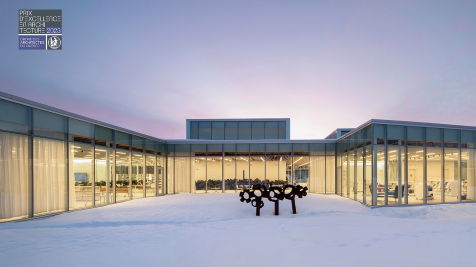 The Bibliothèque Donalda-Charron SHORTLISTED FOR THE OAQ PRIX D’EXCELLENCE EN ARCHITECTURE