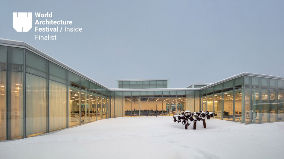 WAF and INSIDE - The Bibliothèque Donalda-Charron shortlisted